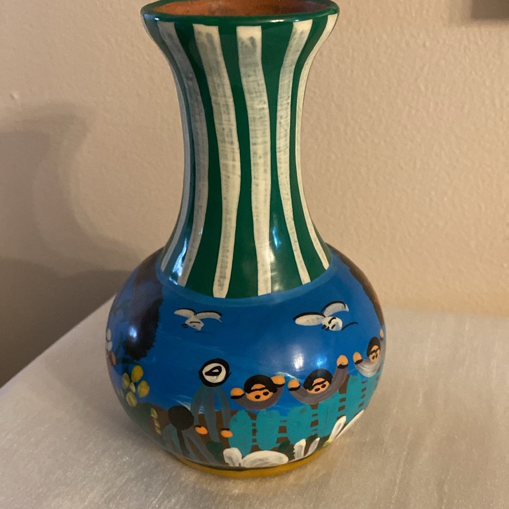 Mexican design Vase approx 6’’ - Picture 2 of 6